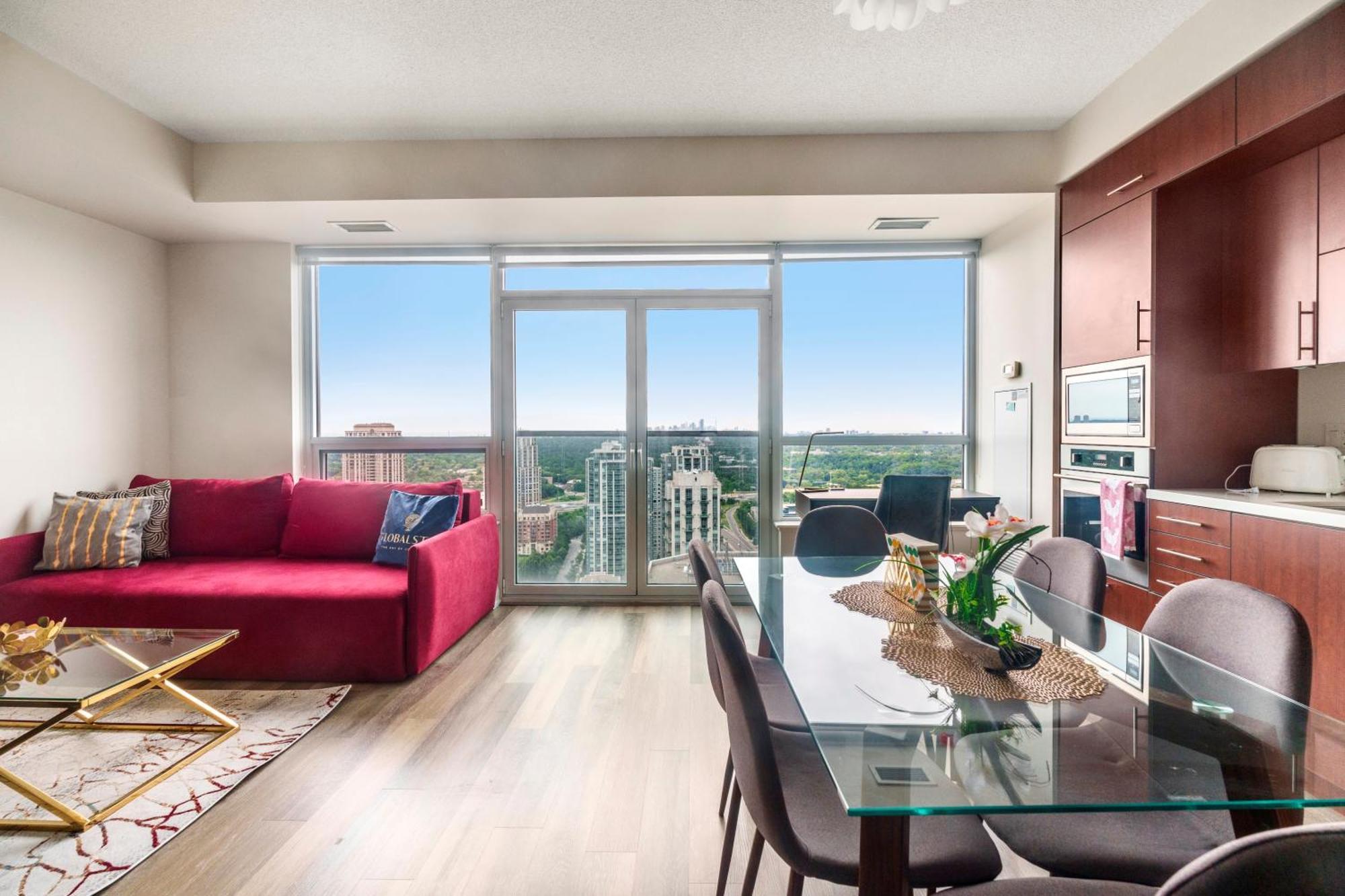 Globalstay Modern Apartments In North York Skyscraper Toronto Kültér fotó